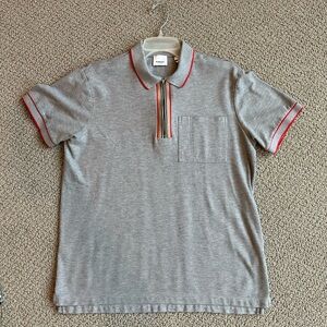 Burberry “Waltham” Zip Polo Men’s